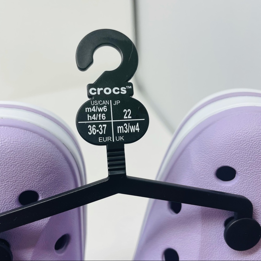Crocs Bayaband Lavender Light Purple Clogs 205089 - Picture 15 of 16